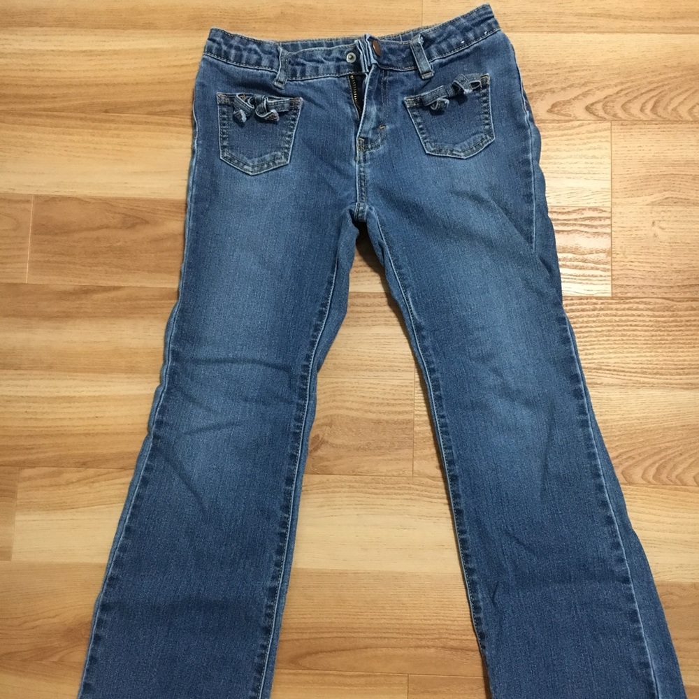 2 Pairs of Girls Size 8 Bootcut Jeans